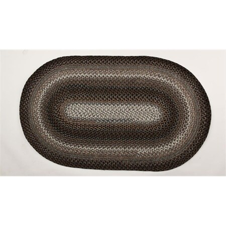 Homespice Decor Midnight Moon Ultra Durable Braided Rugs - Oval 321183